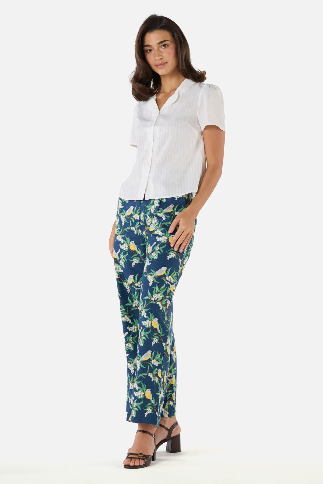 Princess Highway - Picnic Embroidered Blouse - white