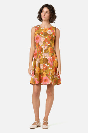 Princess Highway - Nellie 70'S Floral Mini Dress - pink