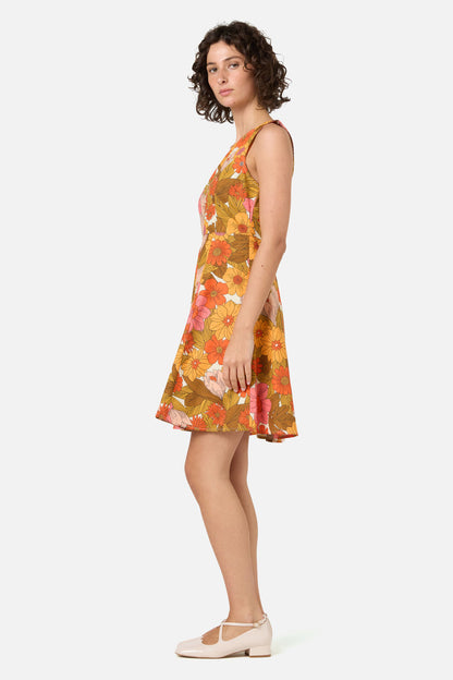 Princess Highway - Nellie 70'S Floral Mini Dress - pink