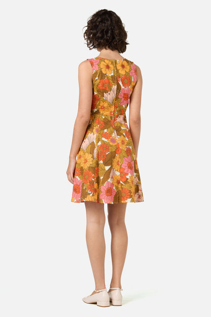 Princess Highway - Nellie 70'S Floral Mini Dress - pink