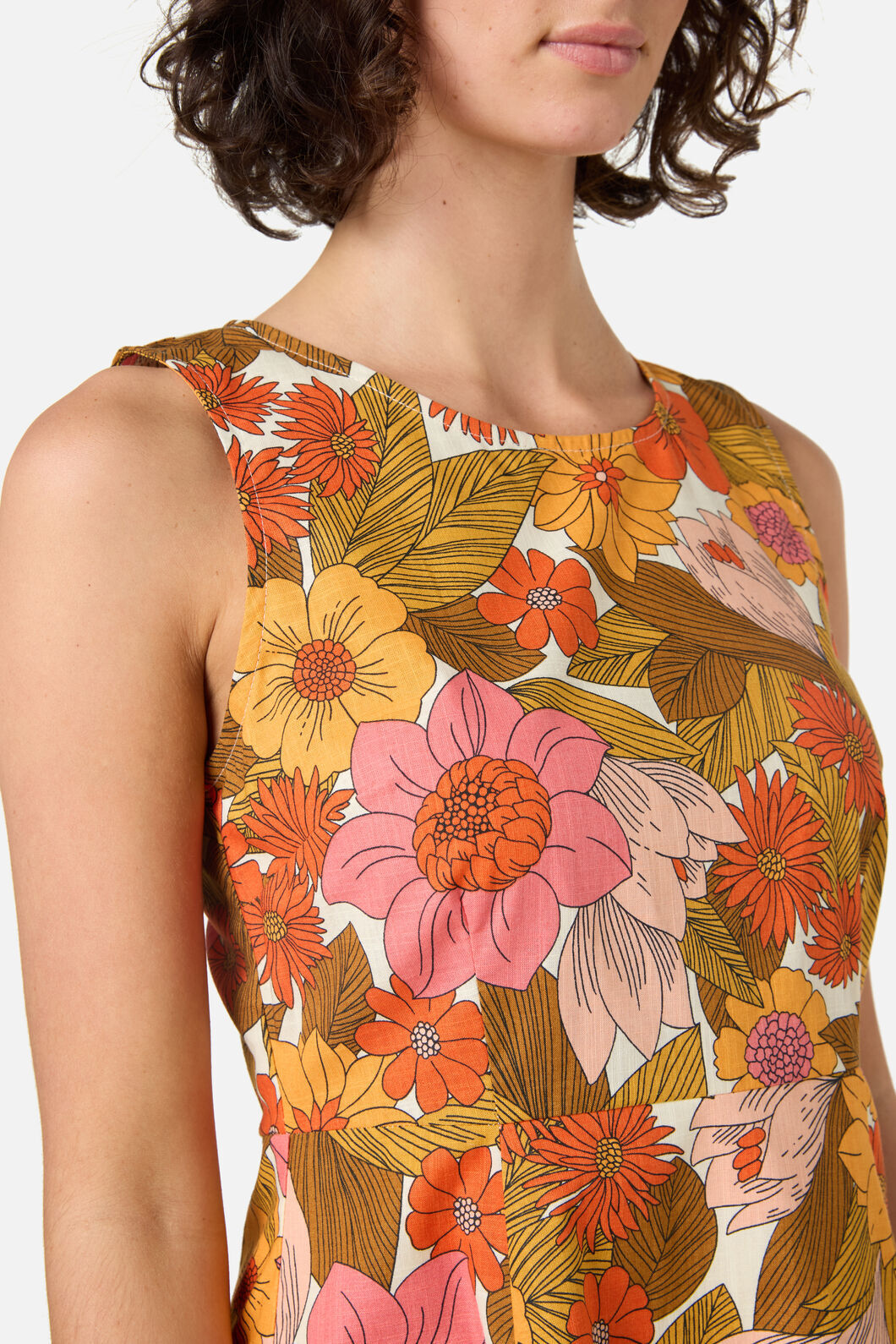 Princess Highway - Nellie 70'S Floral Mini Dress - pink