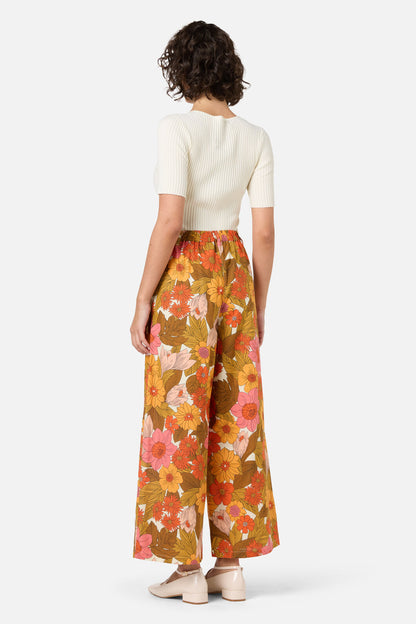 Princess Highway - Nellie 70'S Floral Culotte - pink