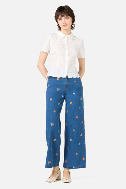 Princess Highway - Sweet Bow Blouse - white