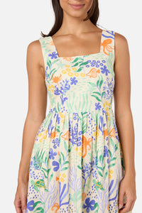 Princess Highway - Coral Reef Midi Dress - cream