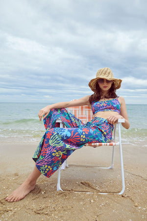 Princess Highway - Coral Reef Culotte - blue