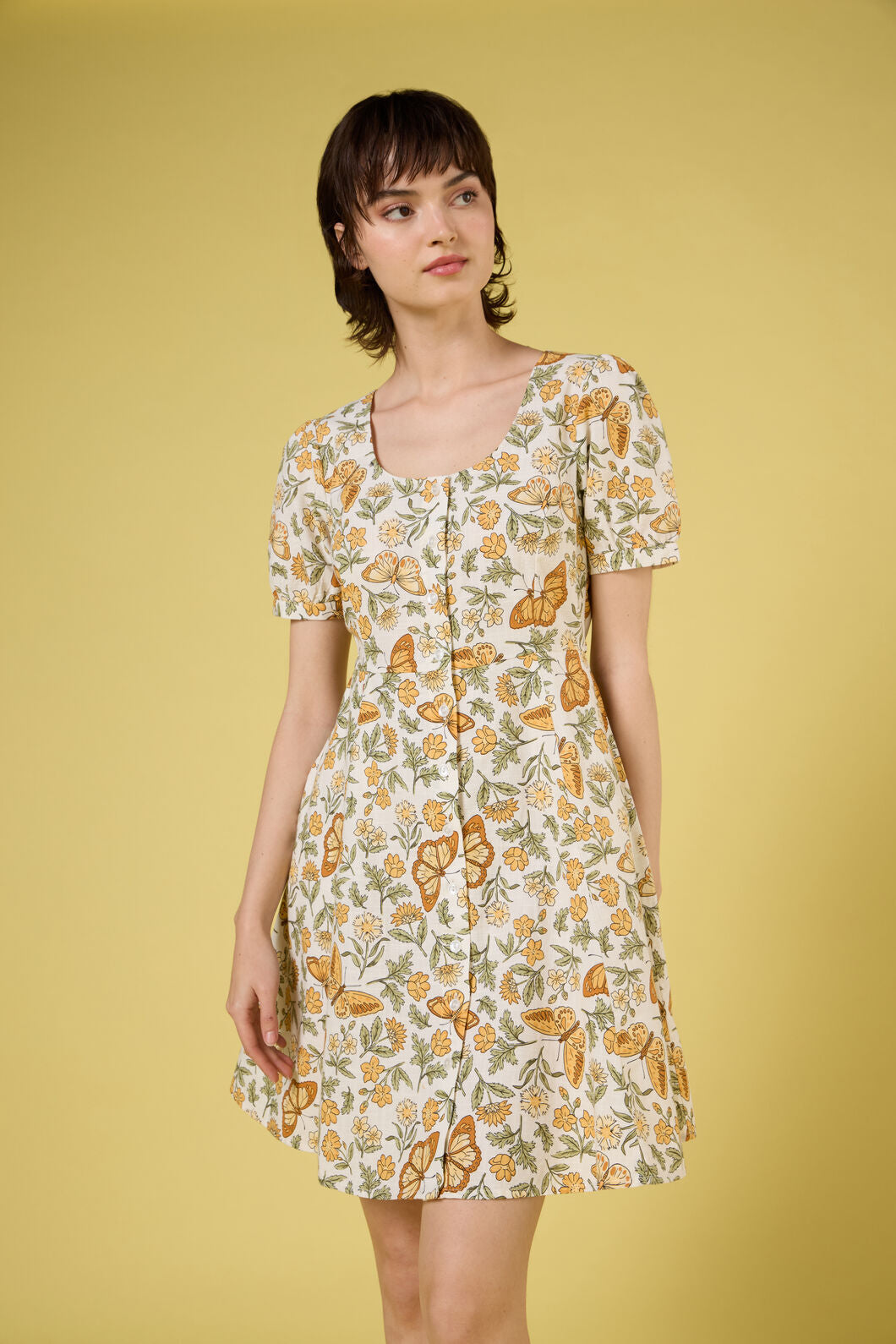 Princess Highway - Yvette Butterfly Mini Dress - cream