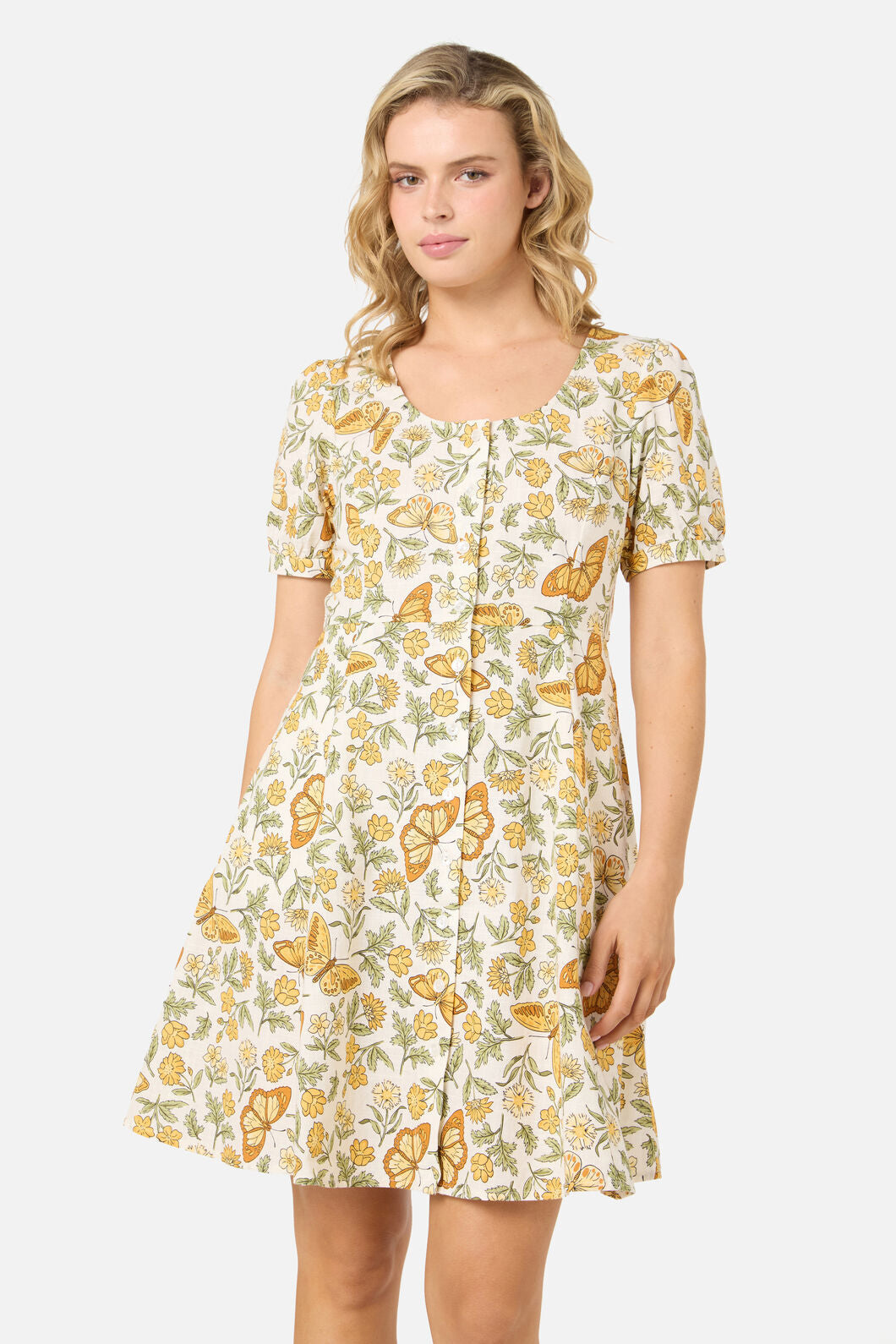 Princess Highway - Yvette Butterfly Mini Dress - cream