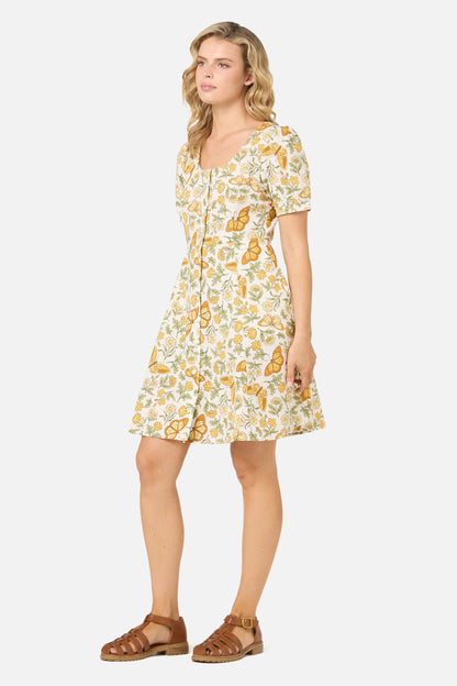 Princess Highway - Yvette Butterfly Mini Dress - cream