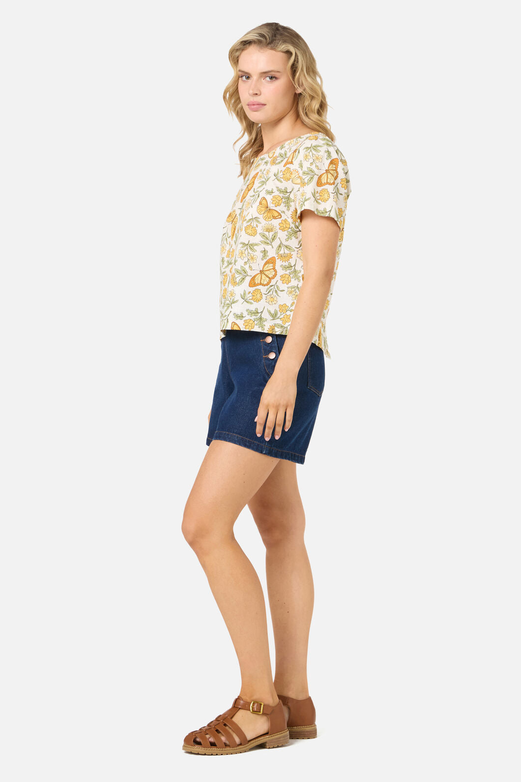 Princess Highway - Yvette Butterfly Top - cream