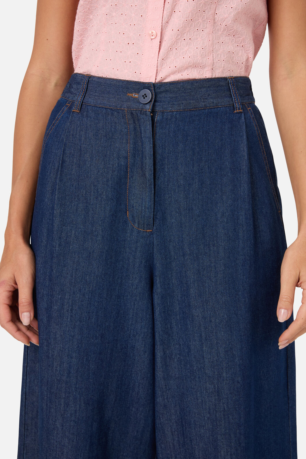 Joe Chambray Denim Culotte – Princess Highway