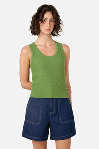 Princess Highway - Paige Fancy Knit Tank - green