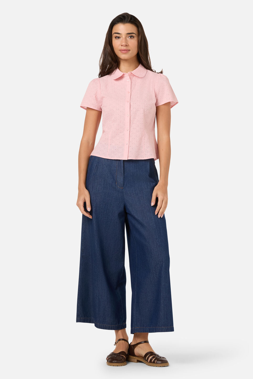 Princess Highway - Anastasia Broderie Blouse - pink