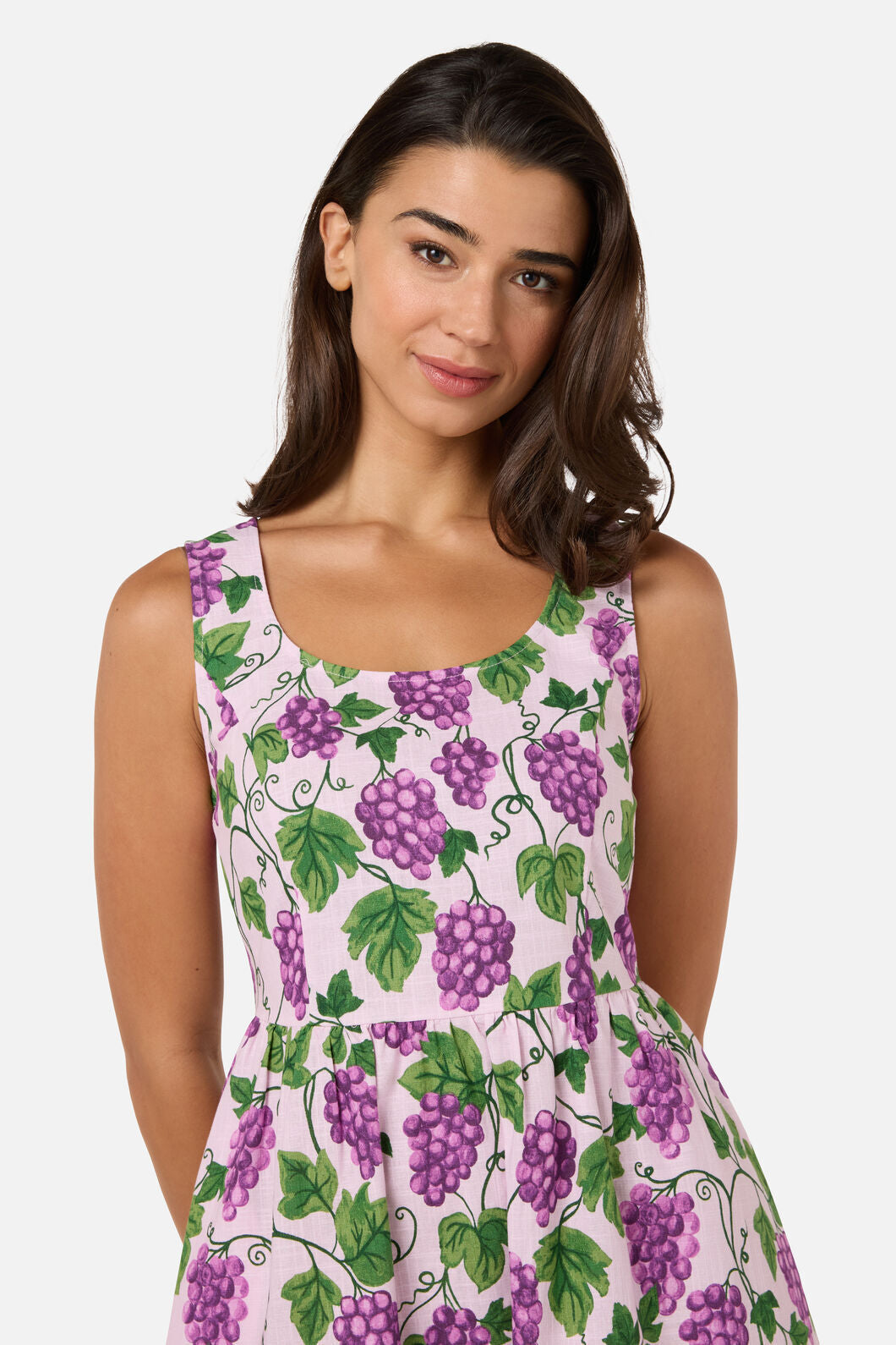 Princess Highway - Grape Vine Midi Dress - lilac