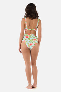 Princess Highway - Hibiscus Bikini Bottom - blue