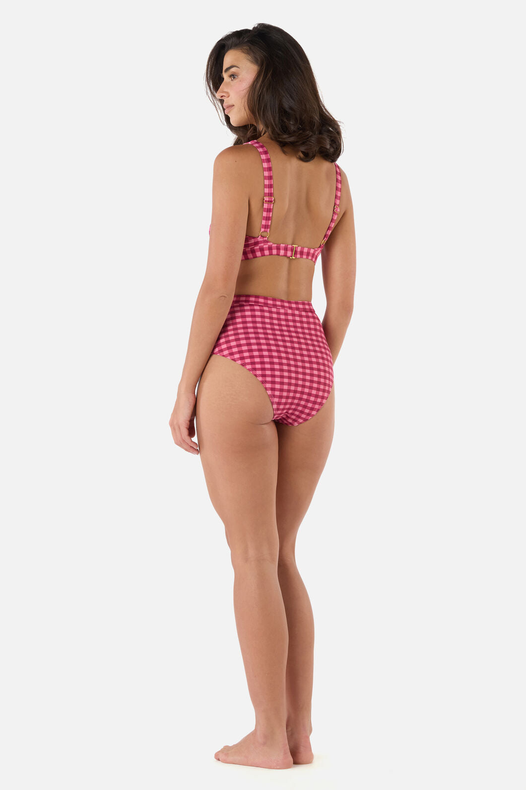 Princess Highway - Gingham Bikini Top - pink