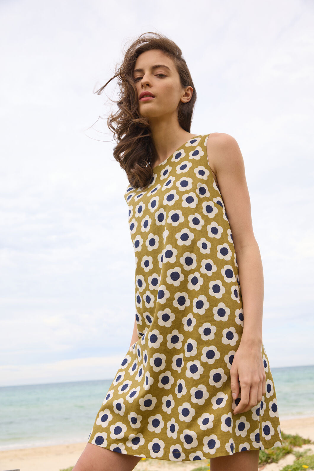 Princess Highway - Janie 60'S Mini Shift Dress - olive