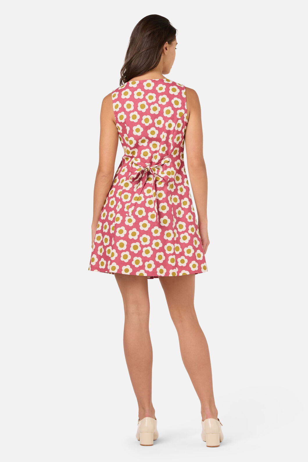 Princess Highway - Janie 60'S Button Mini Dress - rose