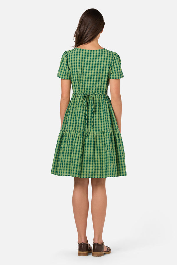 Margot Check Mini Smock Dress  Princess Highway