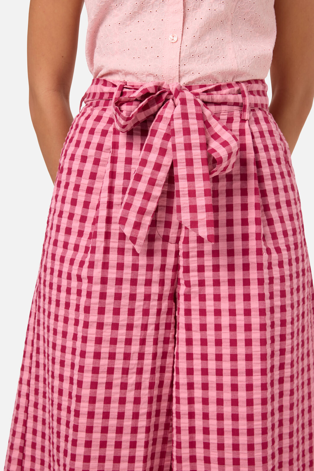 Princess Highway - Margot Check Culotte - pink