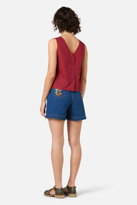 Princess Highway - Hattie Shell Top - henna