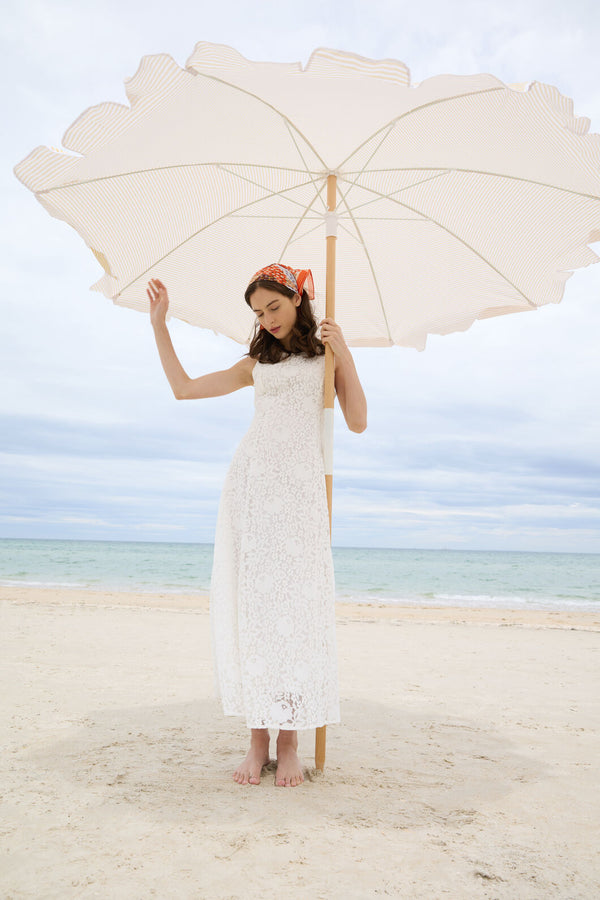 Princess Highway - Dreamy White Lace Midi Dress - white
