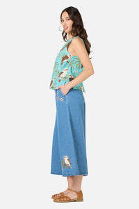 Princess Highway - Kookaburra Sleeveless Top - blue
