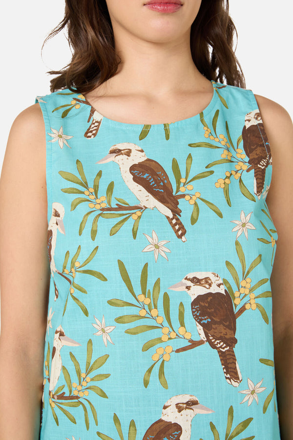 princess highway kookaburra dress Princess Highway Linen/Cotton kookaburra dress(s) - Used Very Good