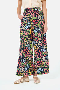 Princess Highway - Liberty Native Wide Leg Pant - navy