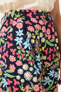 Princess Highway - Liberty Native Wide Leg Pant - navy