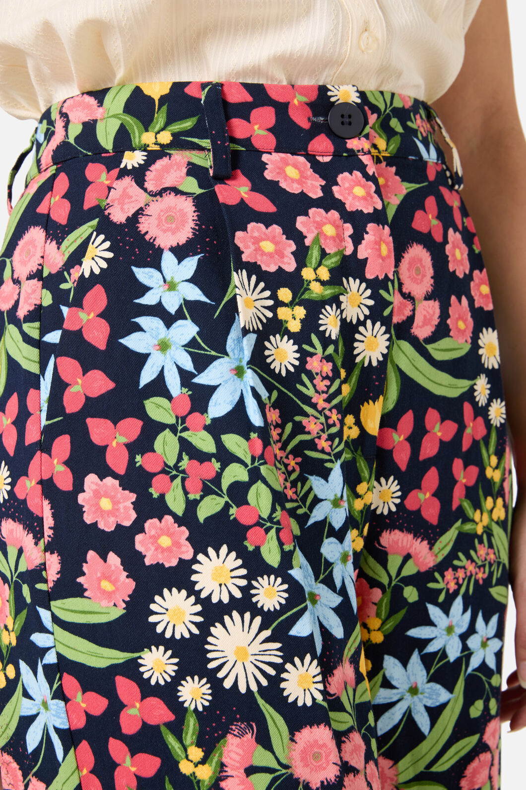 Princess Highway - Liberty Native Wide Leg Pant - navy