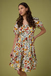 Princess Highway - Fancy Horses Tiered Mini Dress - cream