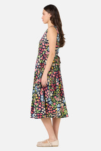 Princess Highway - Liberty Native Midi Dress - navy