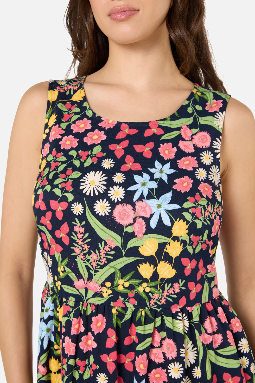 Princess Highway - Liberty Native Midi Dress - navy