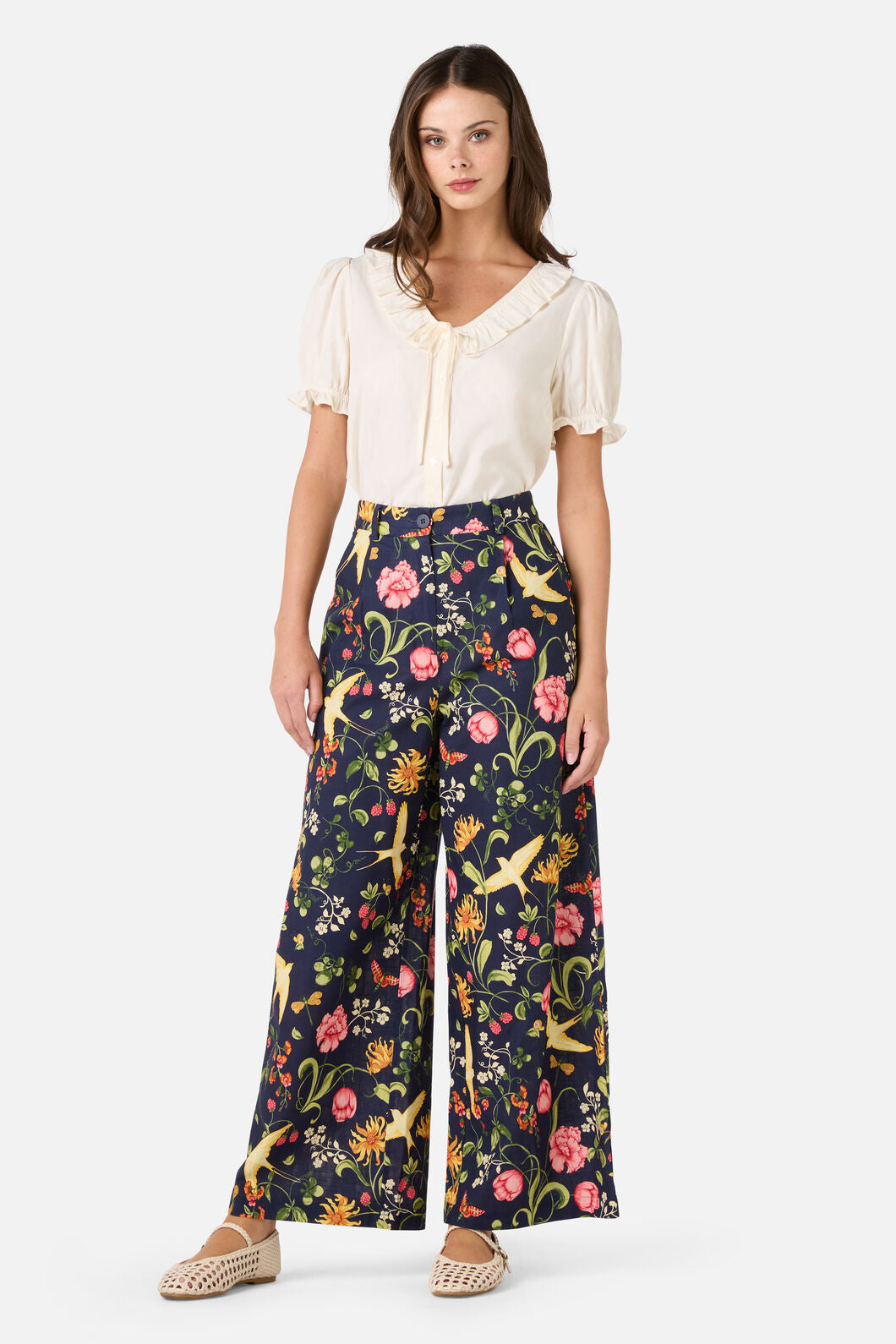 Princess Highway - Whimsical Garden Pant - navy