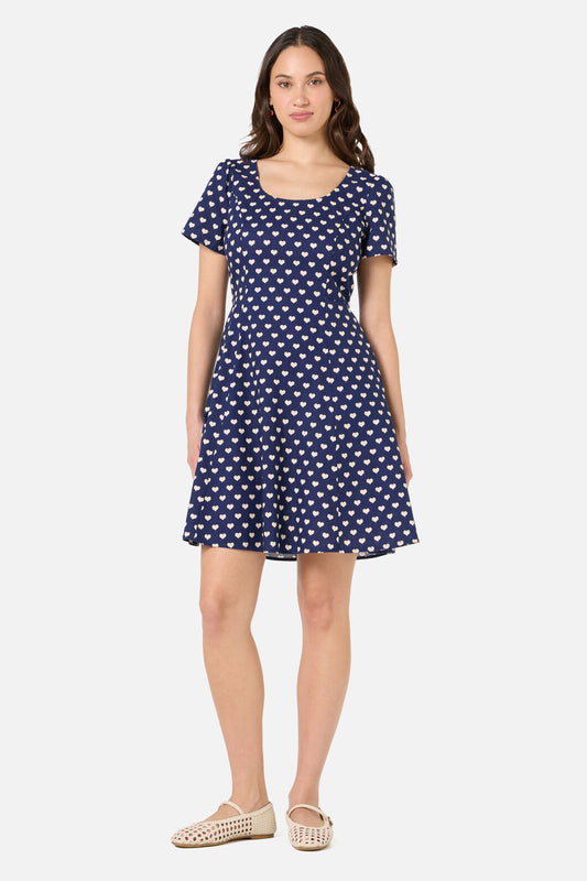 Princess Highway - Sweet Heart Mini Dress - navy