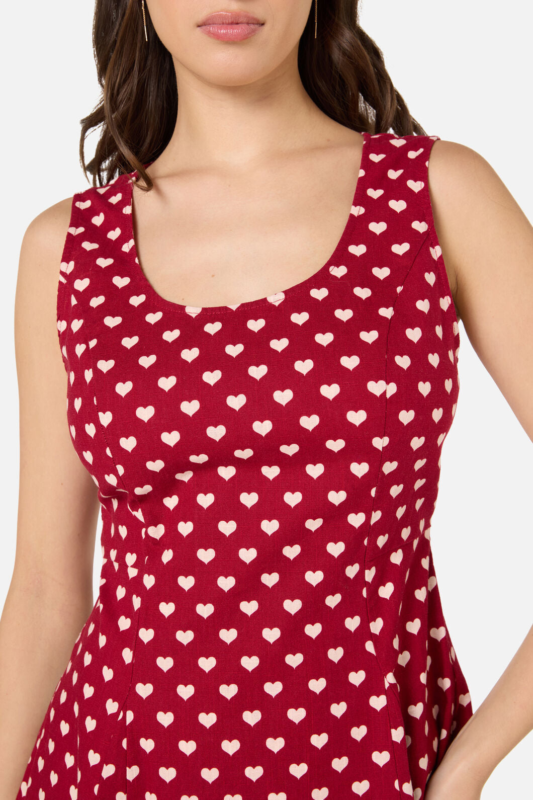 princess highway midi dress Princess Highway Polka Dot Midi Dress
