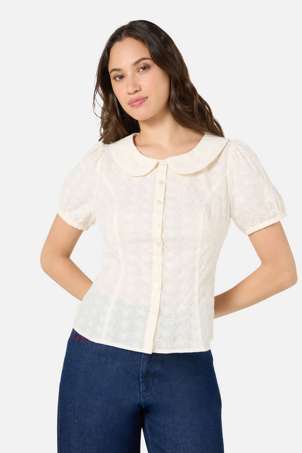 Princess Highway - Lorelei Sweet Blouse - cream