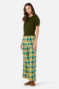 Princess Highway - Amora Heart Knit Top - olive-green