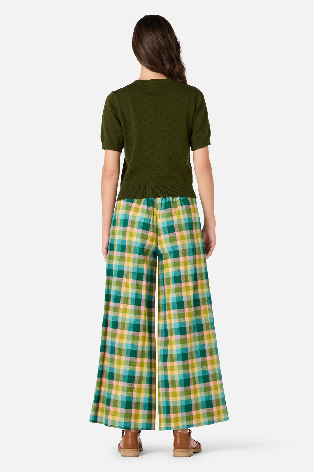 Princess Highway - Amora Heart Knit Top - olive-green