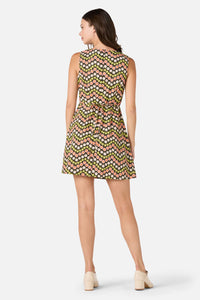 Princess Highway - Sally Retro Mini Shift Dress - green