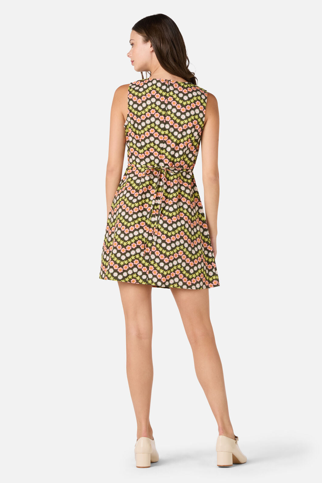 Princess Highway - Sally Retro Mini Shift Dress - green