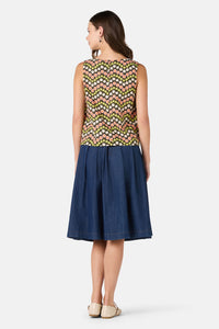 Princess Highway - Sally Retro Shell Top - green