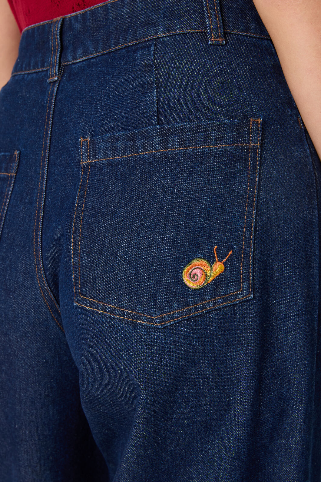 Princess Highway - Whimsical Emb Jean - blue-denim