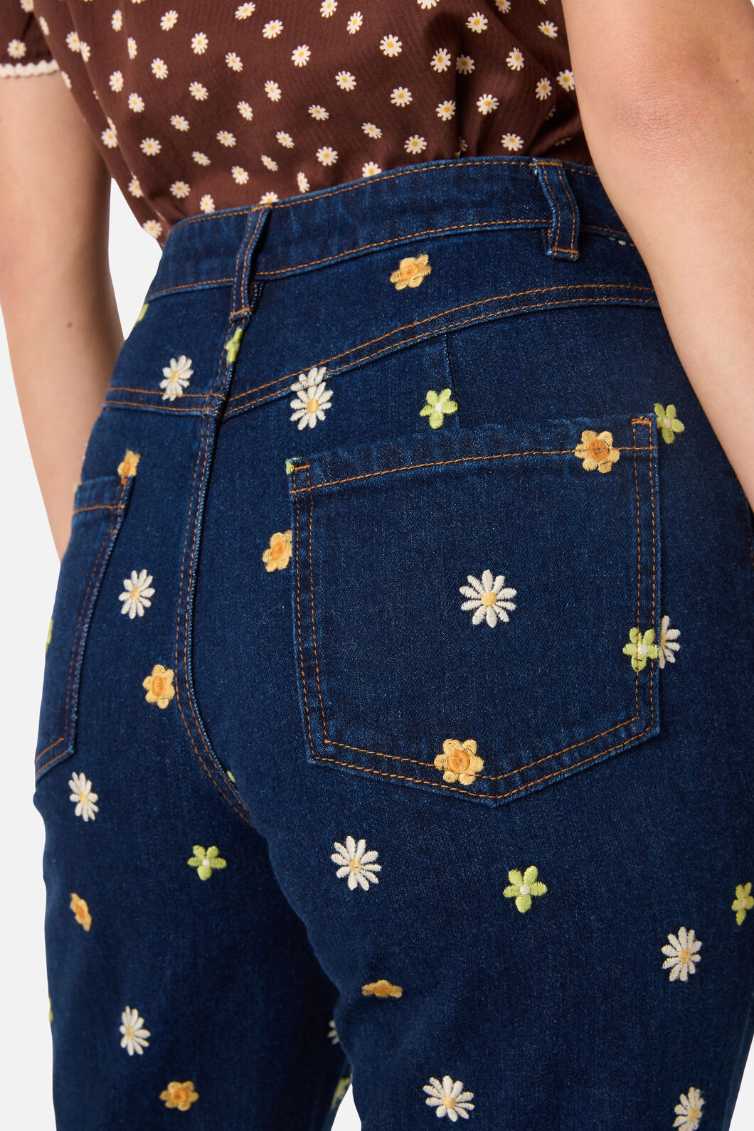Ditsy Daisy Flared Jeans – Princess Highway