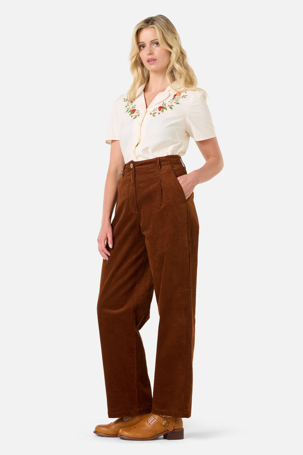 Princess Highway - Apple & Robin Emb Blouse - cream