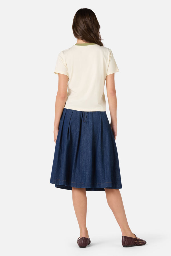 Princess Highway - Whimsical Printed Tee - cream