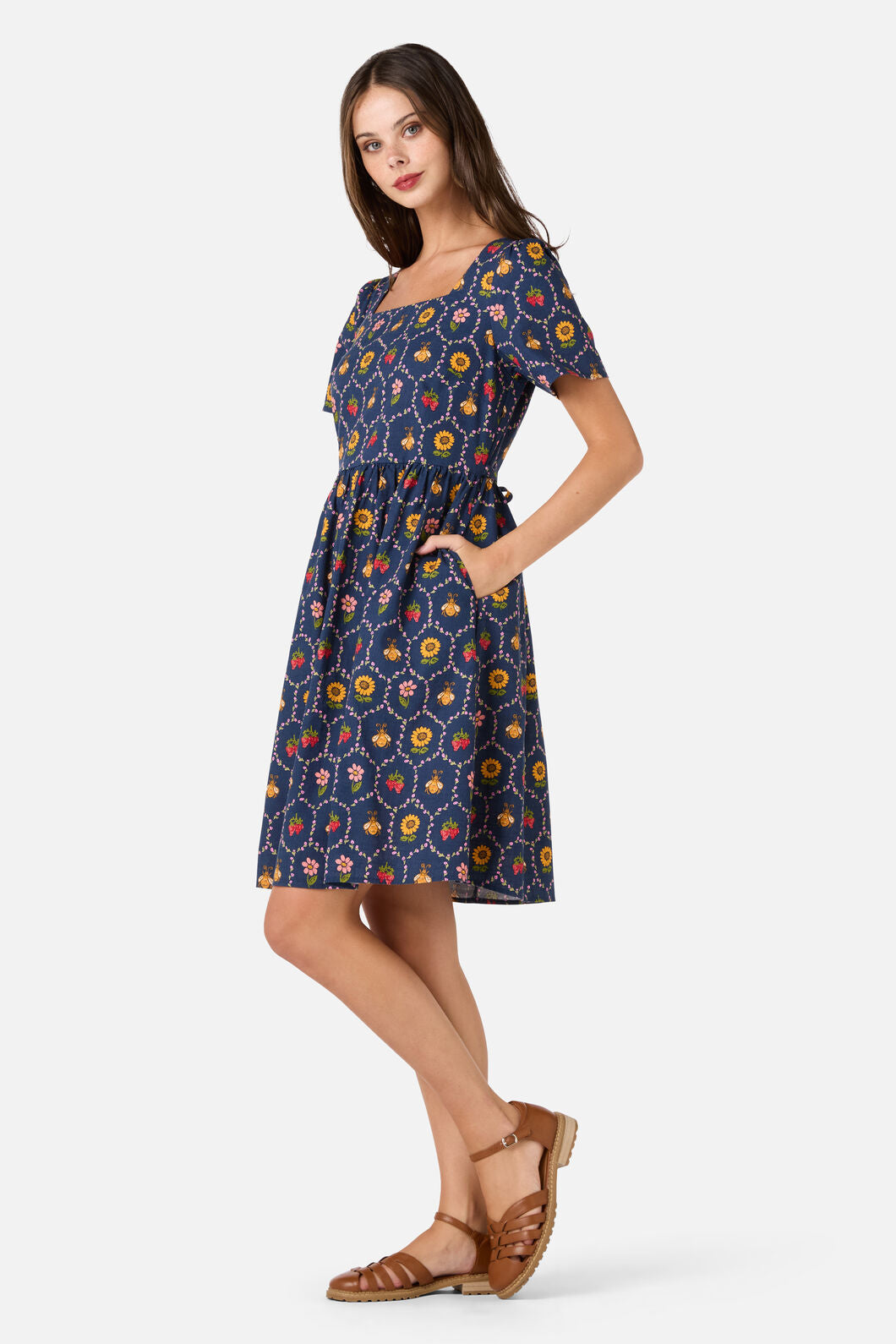 honey navy mini dress Honey Bee Hive Mini Dress – Princess Highway