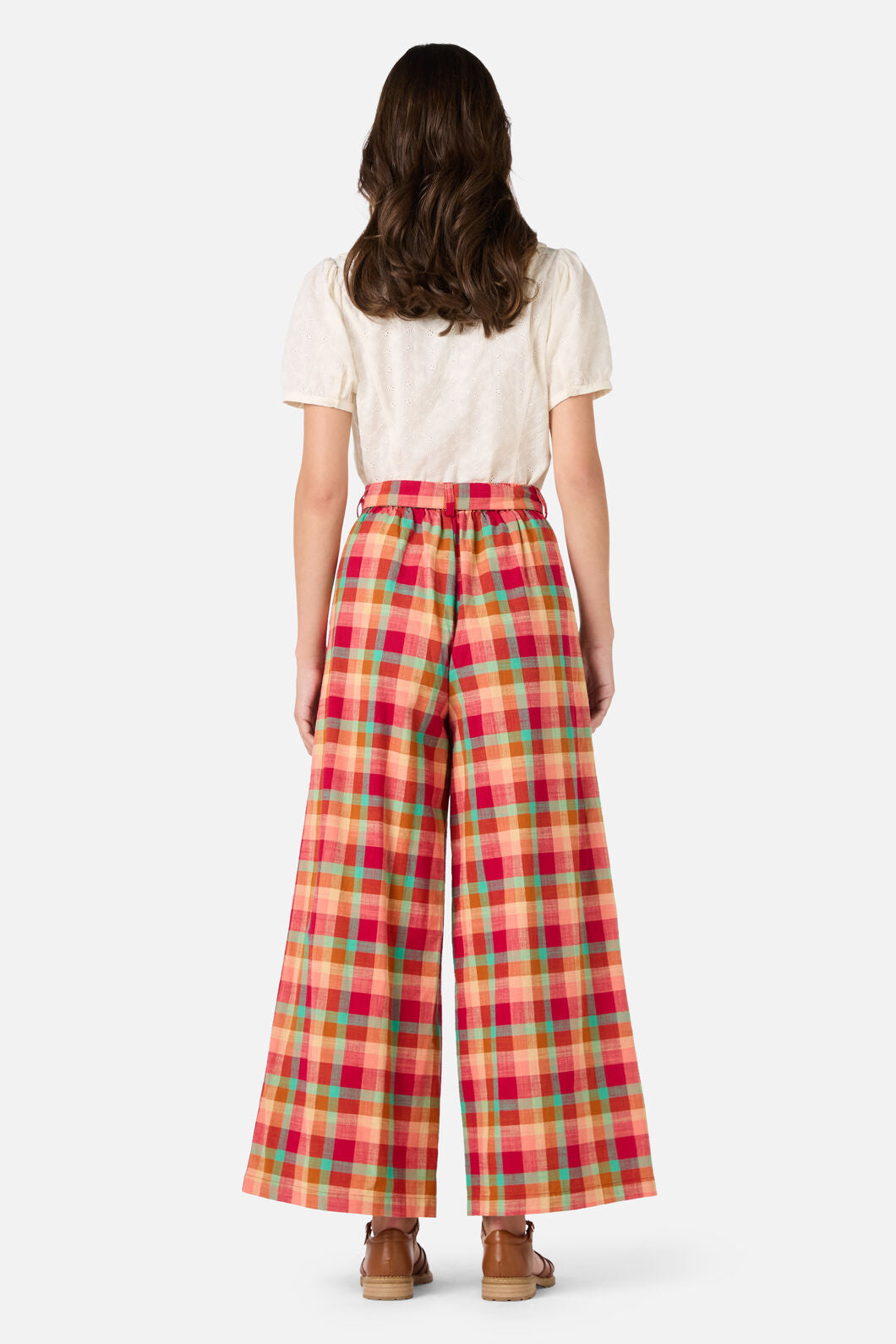Princess Highway - Piper Check Culotte - pink-multi