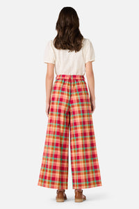 Princess Highway - Piper Check Culotte - pink-multi