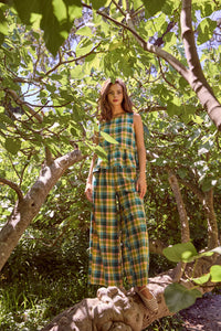 Princess Highway - Piper Check Culotte - green-multi